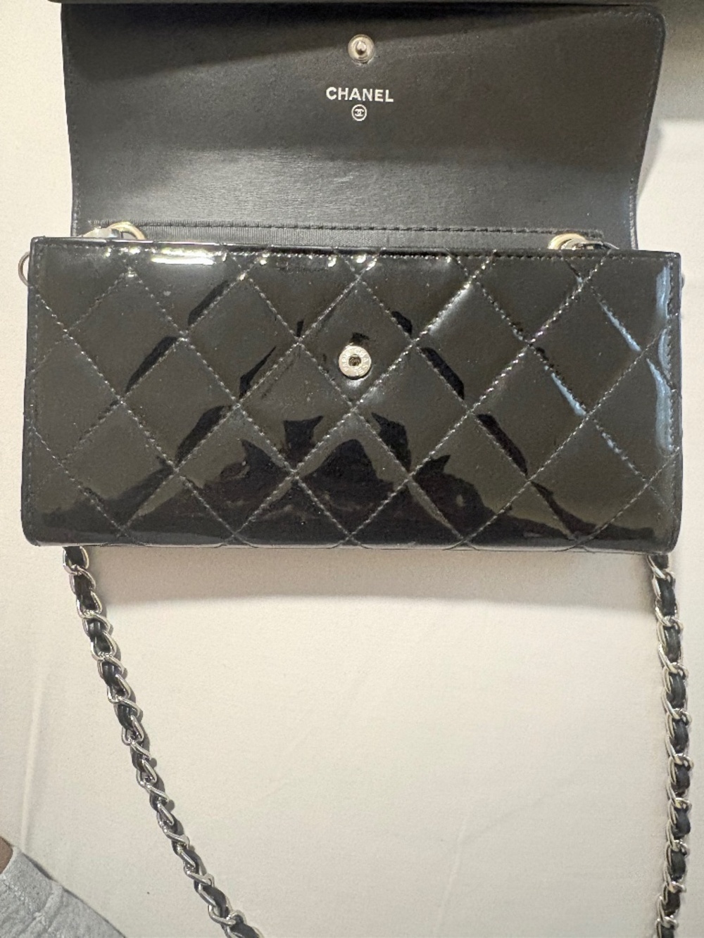 Authentic Pre-owned Black Chanel Wallet